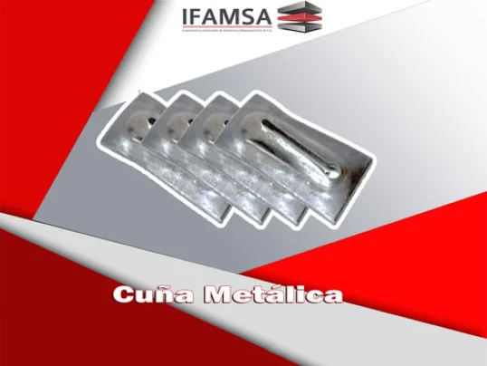 venta de cuñas metalicas para moños de cimbra